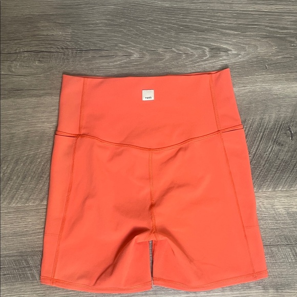 vuor1 Women's Orange High-Waisted Shorts - Picture 2 of 7